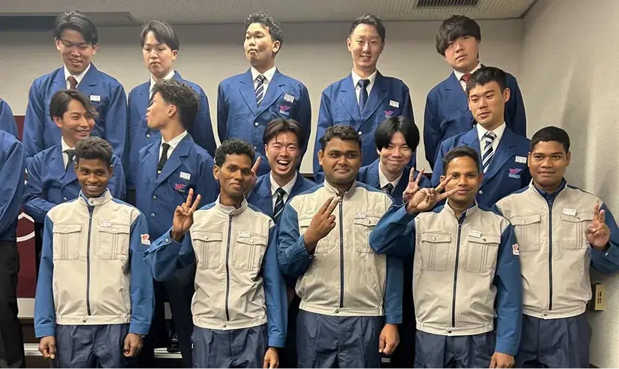 Company orientation group photo